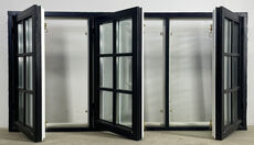 Termovindue med sprosser og tre lags glas