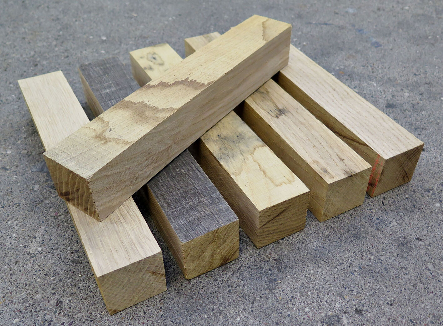 Egetræsstave 51x51x300mm