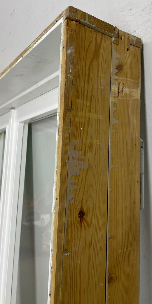 Dobbeltdør med glas og karm