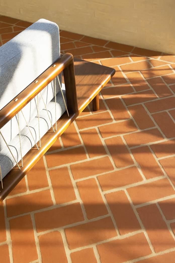 Røde rektangulære gulvtegl - 12 x 25 cm Røde rektangulære gulvtegl - 12 x 25 cm