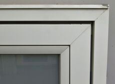 Termovindue med satineret glas - 107 cm