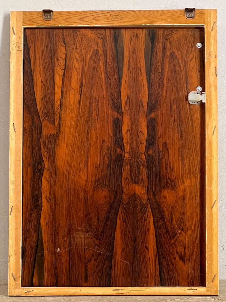 Palisanderlåge på forramme