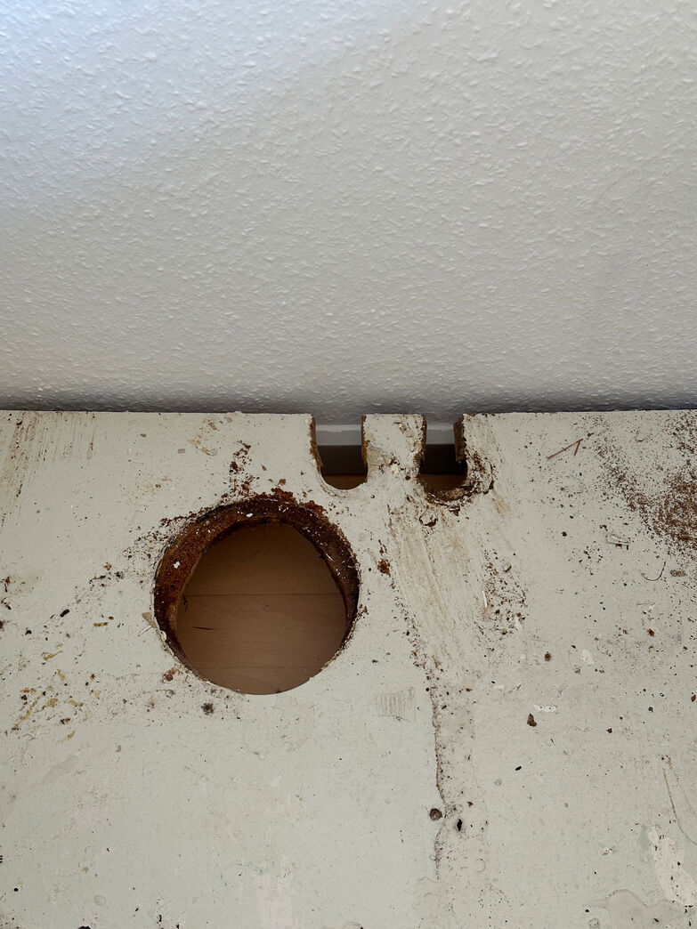 Komplet 60'er køkken, malet