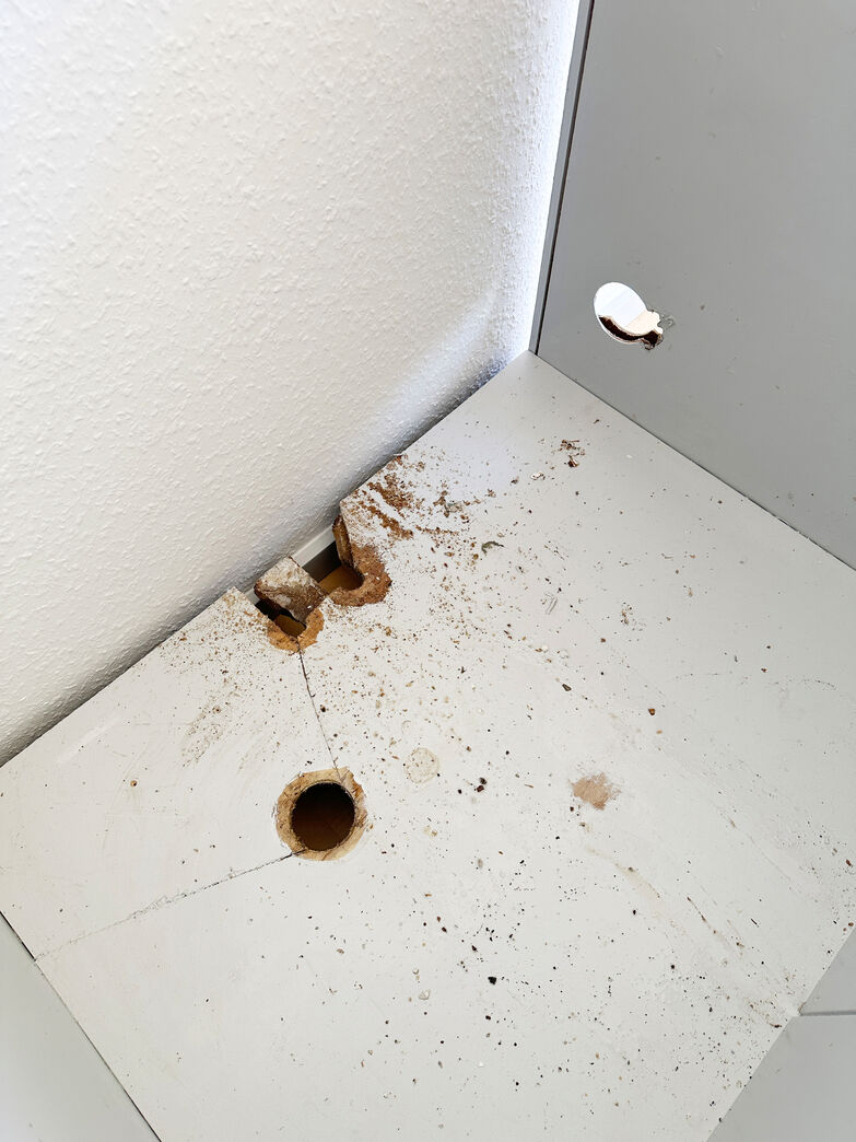 Komplet 60'er køkken, malet