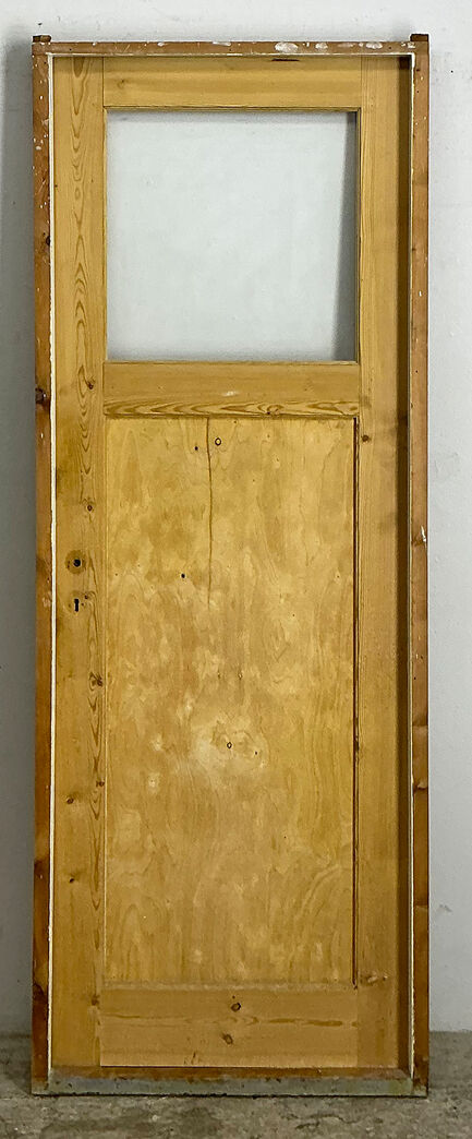 Funkisdør med glas og karm Funkisdør med glas og karm