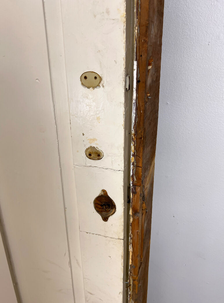 Toiletdør med karm Toiletdør med karm