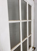 Fyldningsdør med glas og karm Fyldningsdør med glas og karm