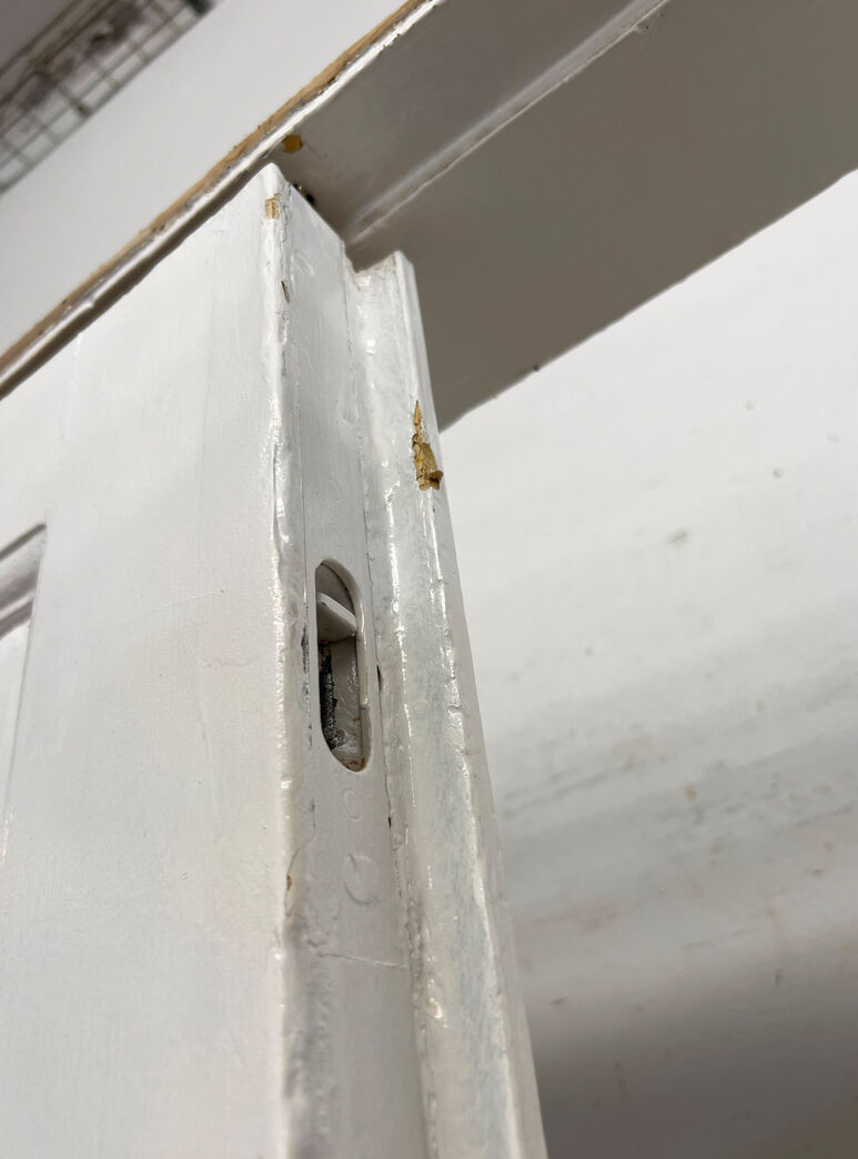 Dobbelt fyldningsdør med karm