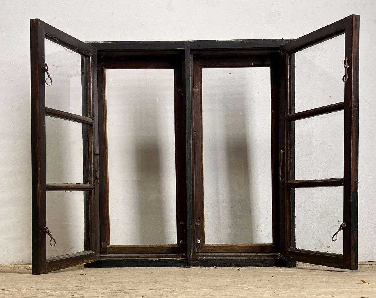 Bondehusvindue med forsats