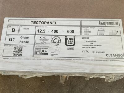 Tectopanel KnaufDanoline 24 m2