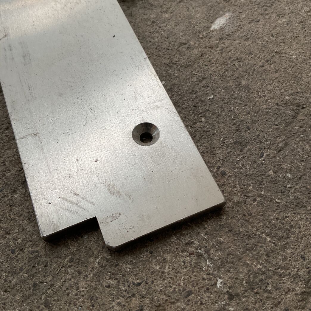 Bundstykke- stål- rustfrit 930 mm