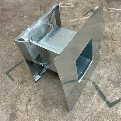 Aftrækshætte i zink