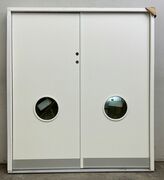 Dobbelt institutionsdør med karm