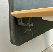 Skærmvæg til bordmontering