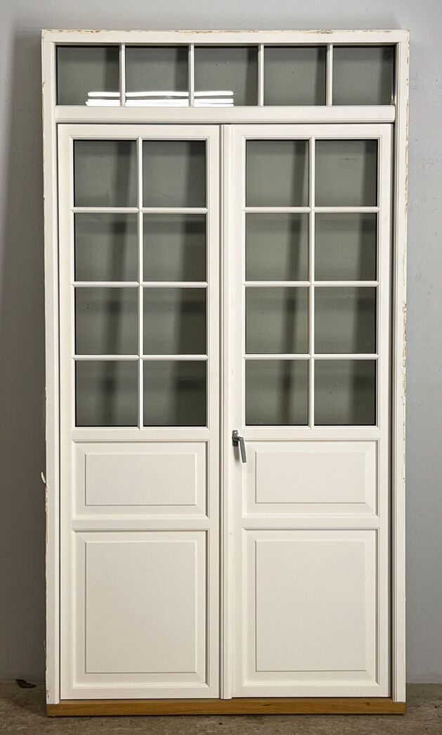 Dobbelt terrassedør med karm