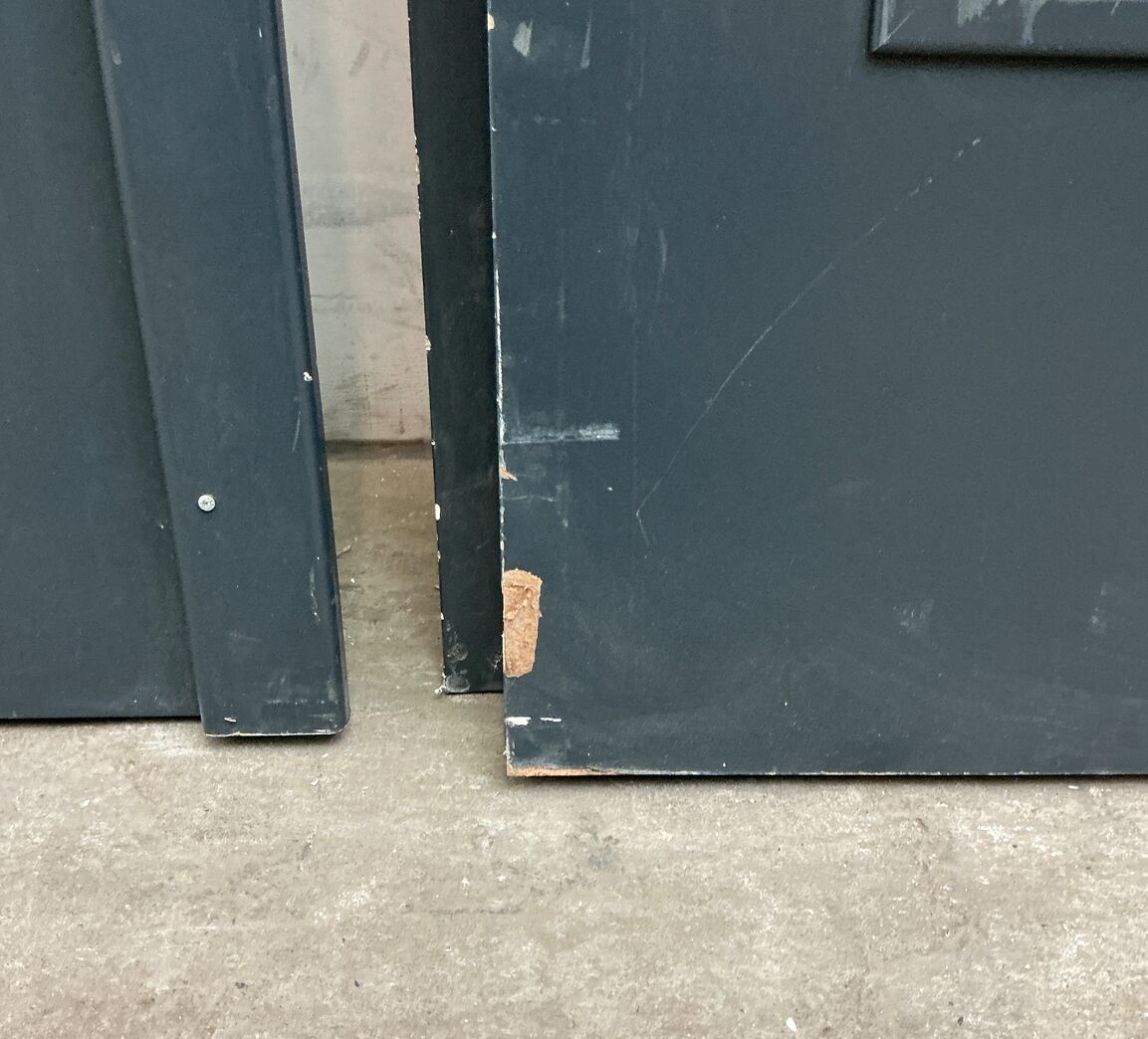 BD30 dobbelt branddør med glas og karm