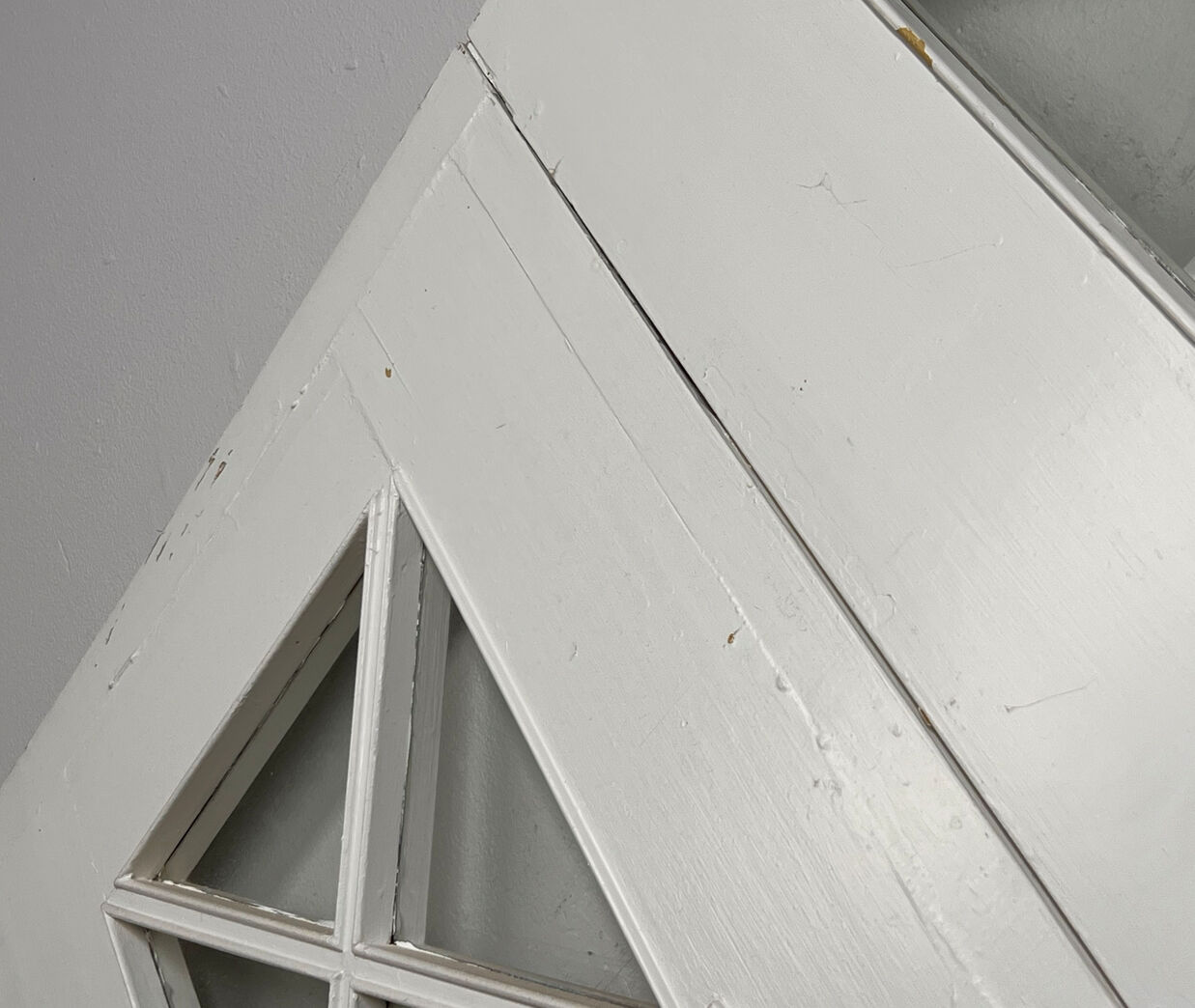 Høj fransk dør med karm