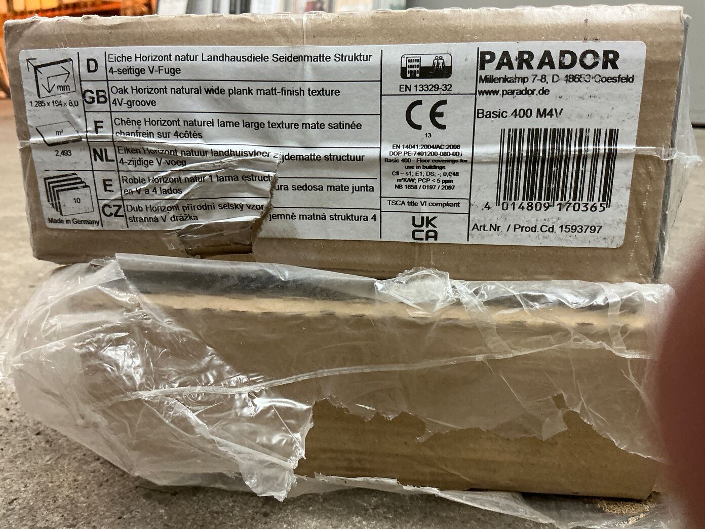 Parador natural oak plank mat 4,8 m2