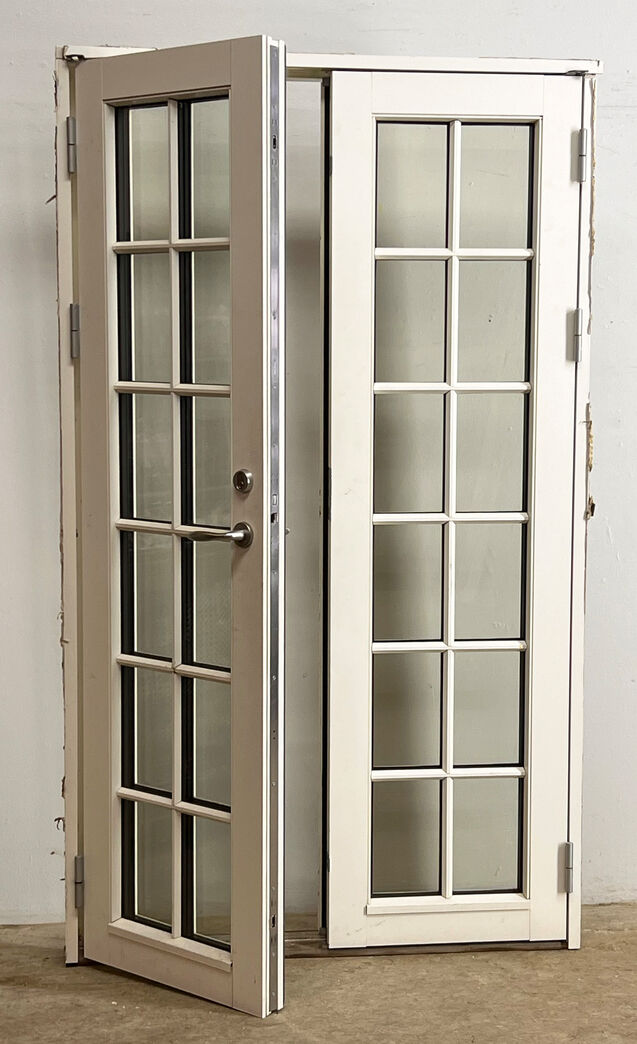 Dobbelt terrassedør med karm