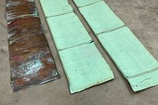 Irret kobberplade 59x530/560 cm