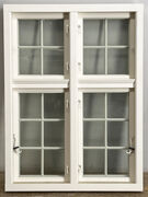 Bøjsø vindue med koblede rammer