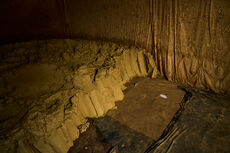 Grå/brun rektangulære gulvtegl - 12 x 25 cm