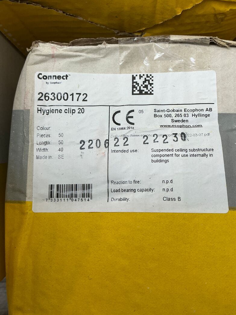 Div. tilbehør til Connect loftsystem