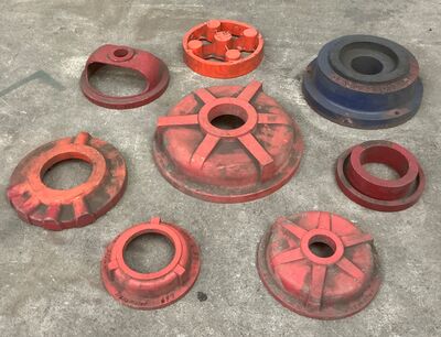 8 stk Støbeform fra Holbæk Jernstøberi