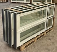 Dobbelt terrassedør med koblet ramme