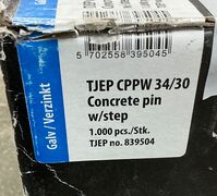 TJEP Beton-/Stålsøm 34/30 - 1000 stk.