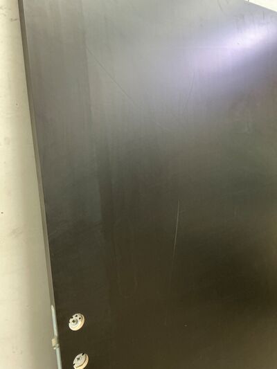 Sort BD30/db35 brand-/lyddør m/karm hh.