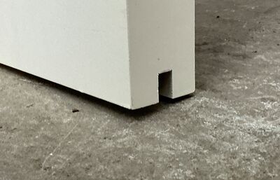 M7 Skydedør m/glas - u/skinne