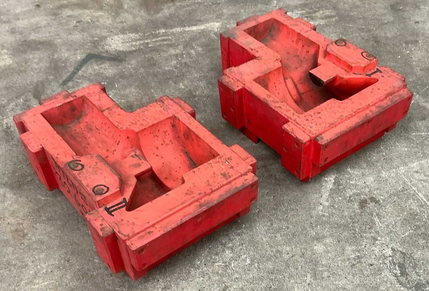 Støbeform fra Holbæk Jernstøberi