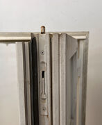 Sprossevindue med koblet ramme