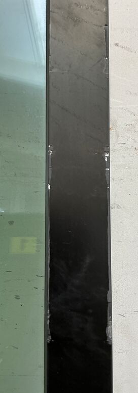 Sort energivindue m/lamineret glas