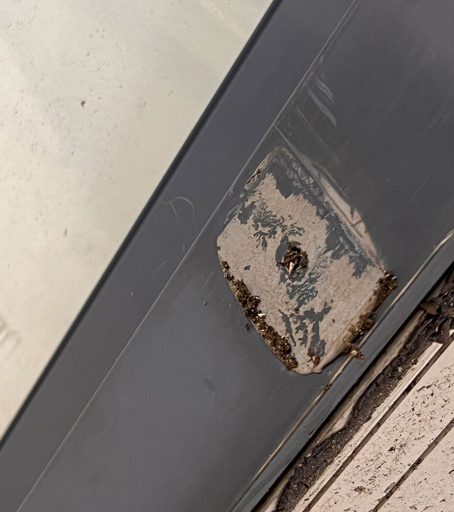 Dobbelt terrassedør med karm