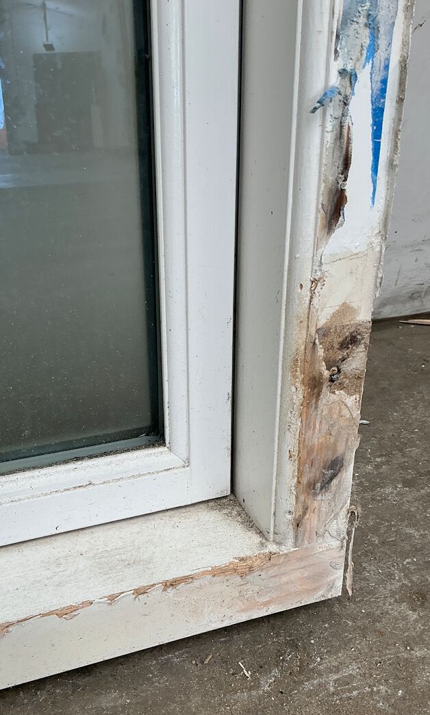 Grønt energivindue m/matteret glas