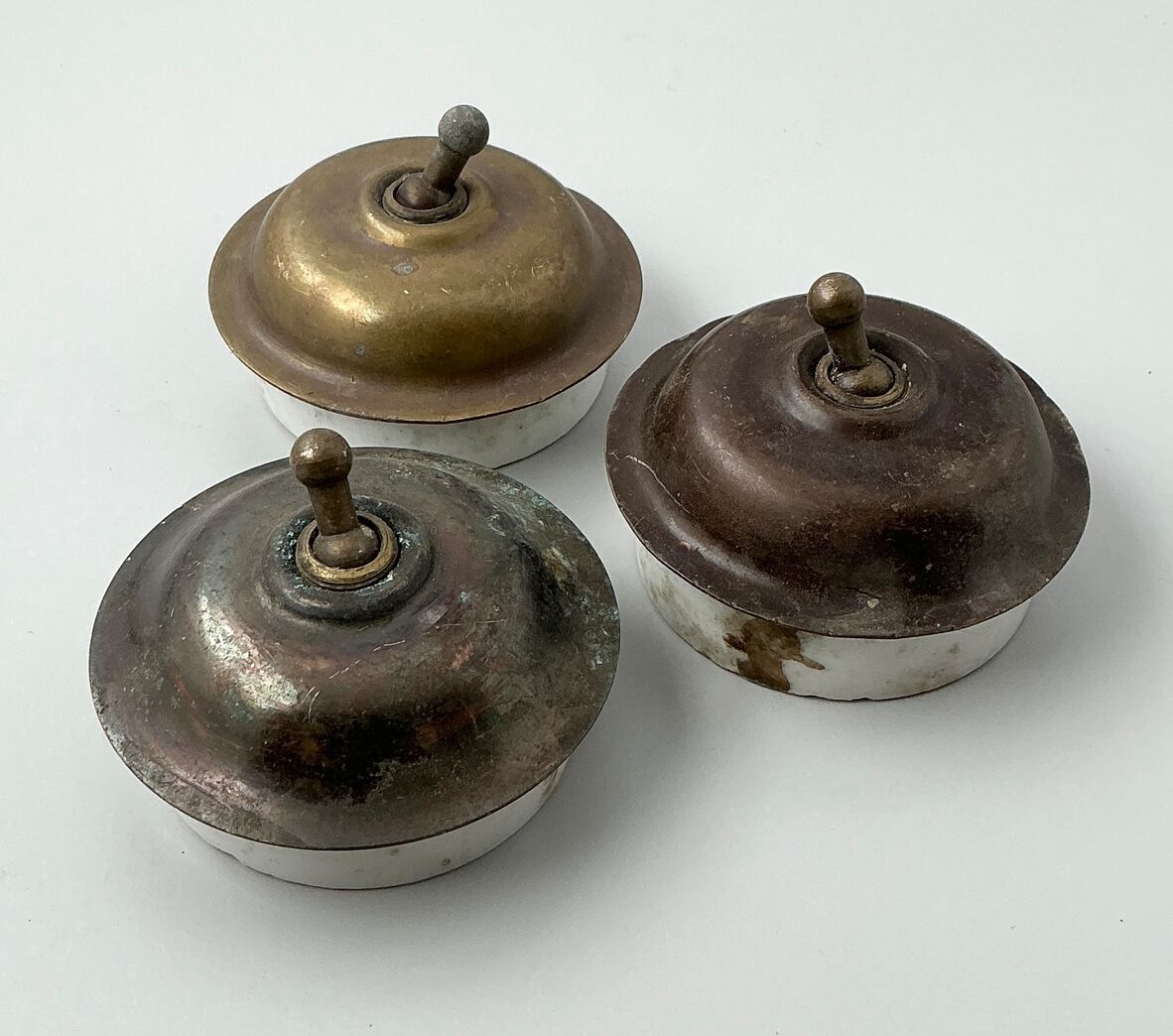 Messing afbryder 1-pol