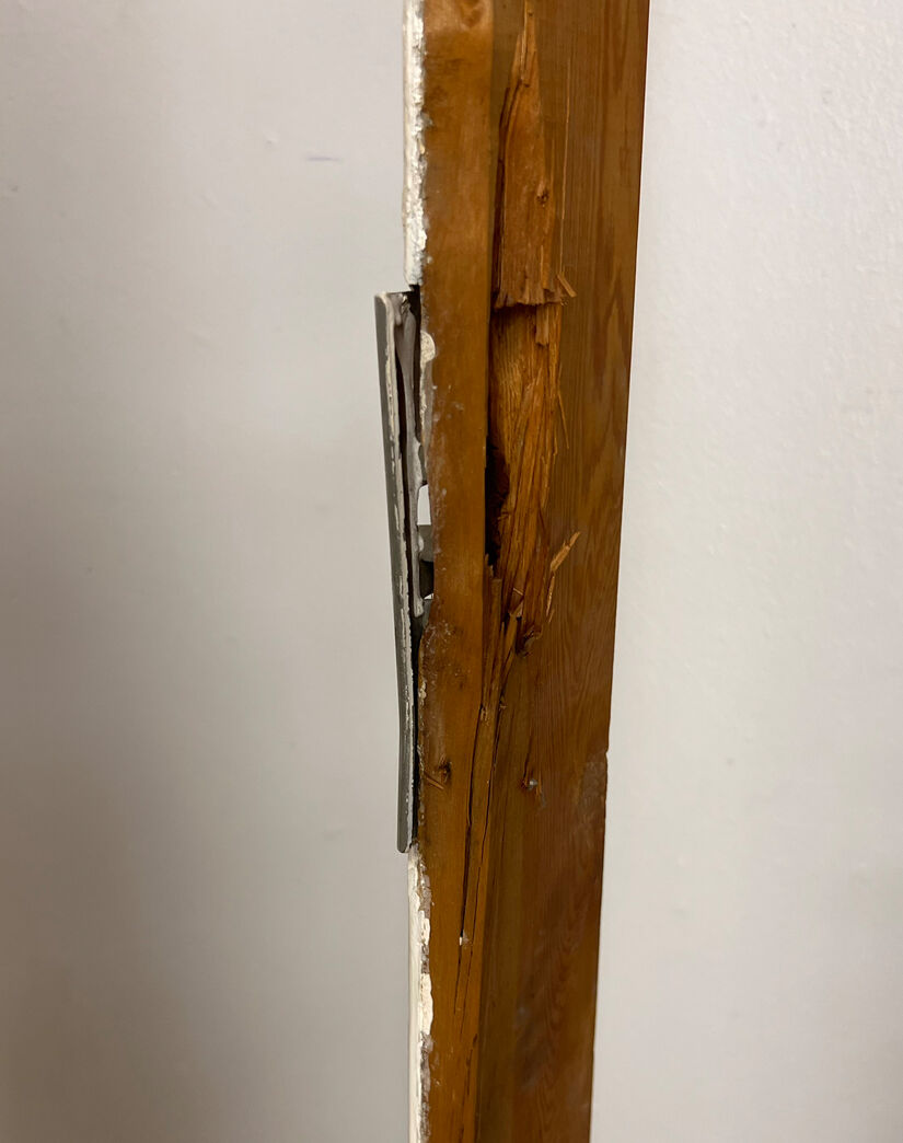 Fyldningsdør med karm