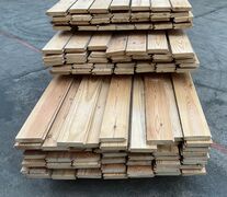 Brugte 20 mm gulvbrædder i fyr, 28 m2, 10 cm