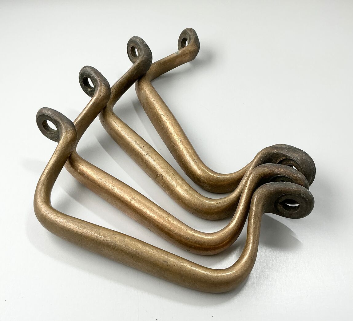 Dørhang i massiv messing