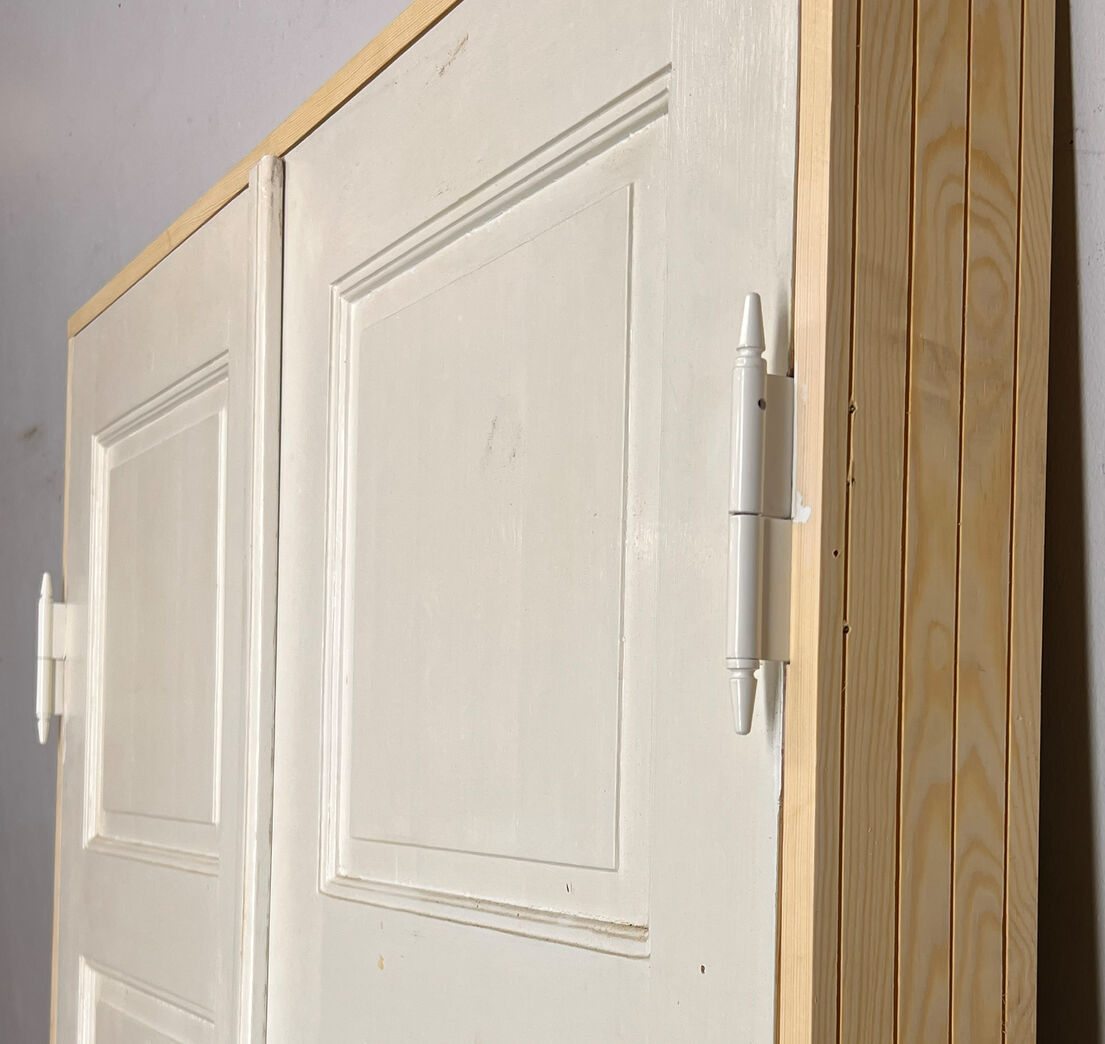 dobbelt fyldningsdør med karm