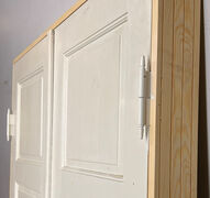 dobbelt fyldningsdør med karm