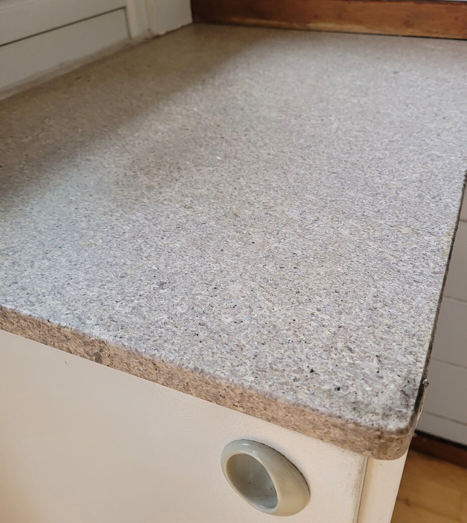 Malet komplet 60'er køkken