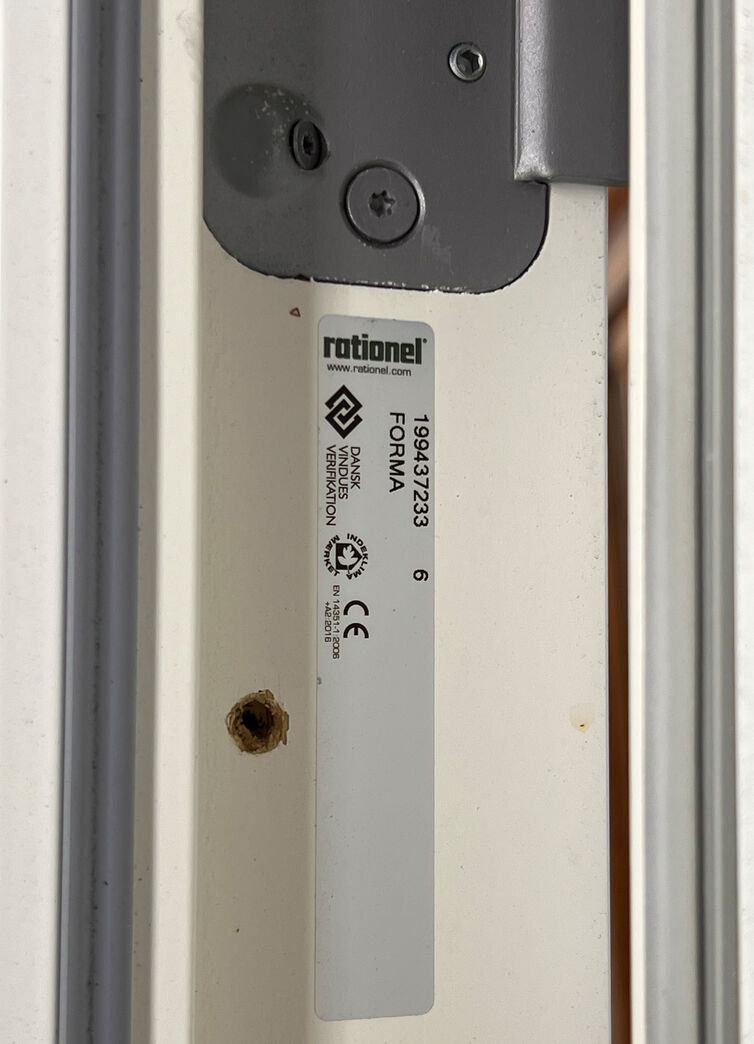 Rationel dobbelt facadedør