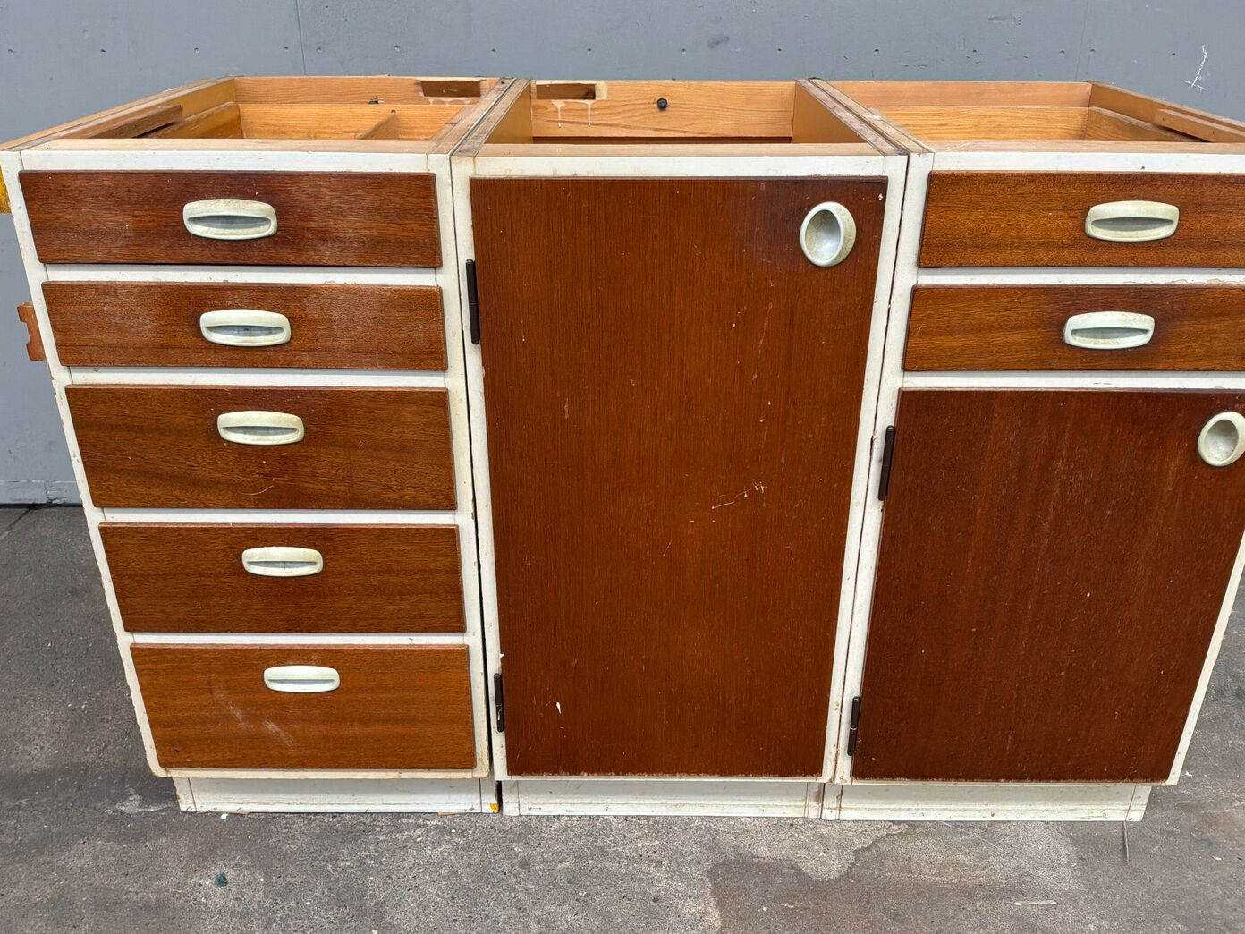 3 stk køkkenelementer fra 60’erne