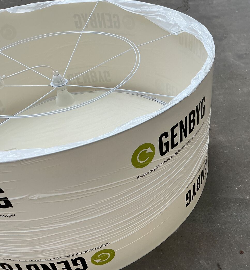 Kæmpe stofpendel med diffuser Ø 110 cm