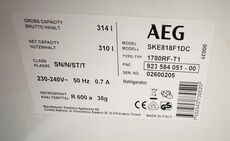 AEG integrerbart køleskab 310 liter