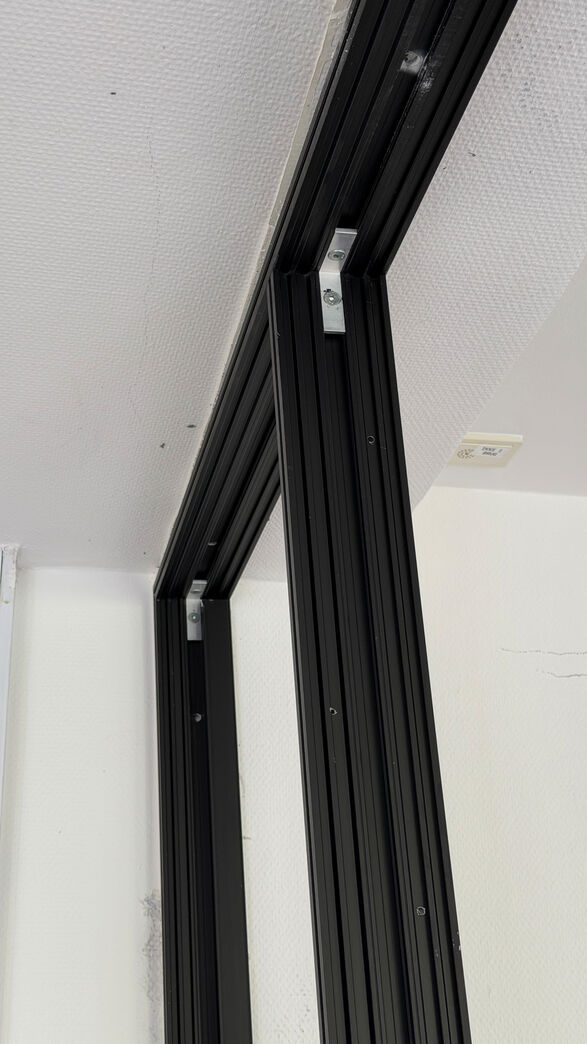 Skandi-Bo glasdør med 2 sidepartier 309x249 cm