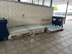 Aluminiumsplade med hulmønster 1200x1195 mm